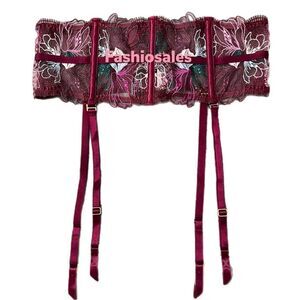 emerald green garter belt 🔥 2024 spring new arrivals! yuemlcq french red lace garter belt with waist  cincher – stylish, sexy, main image 1